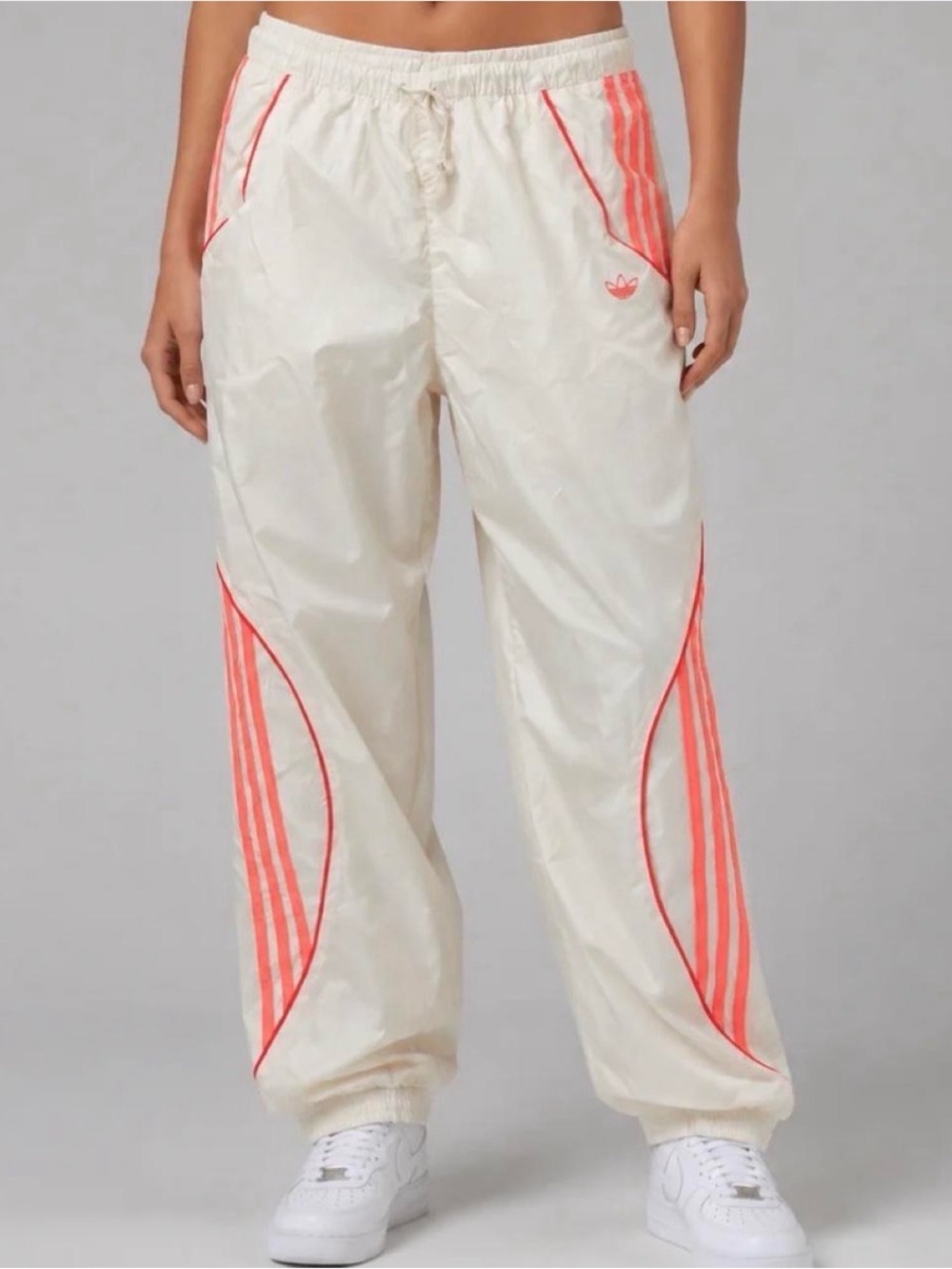Adidas Off White/Peach Track Pants
